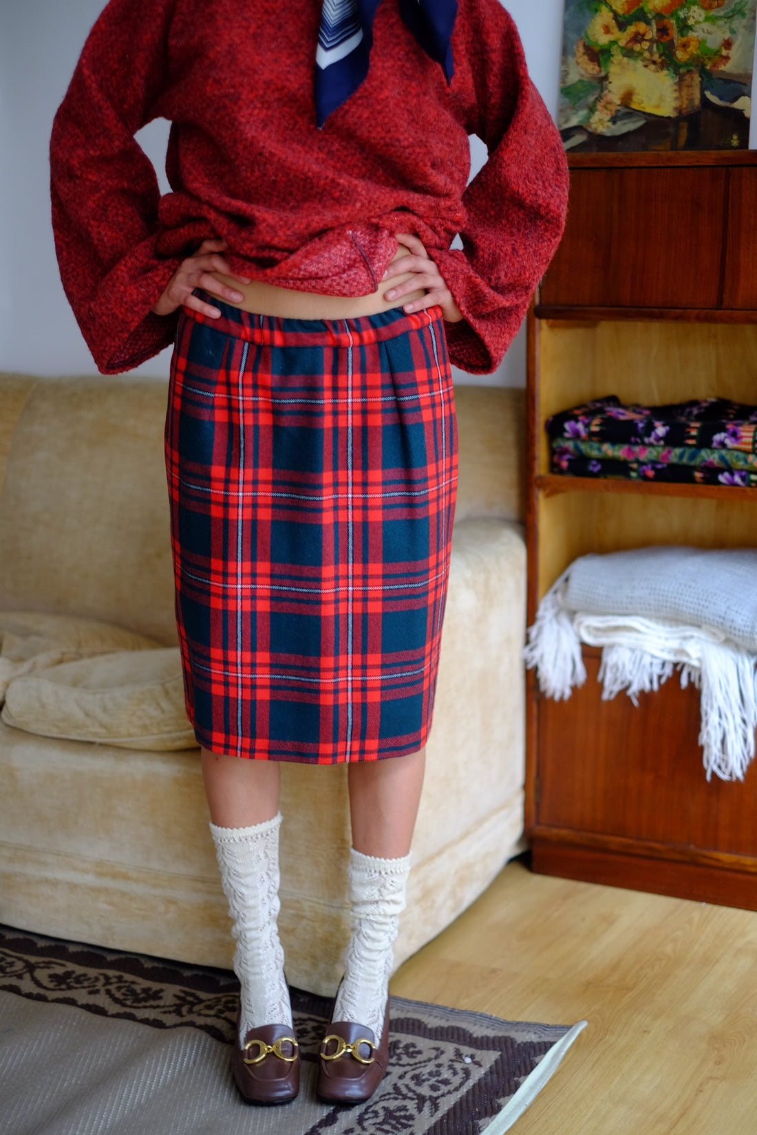 Gonna vintage scozzese