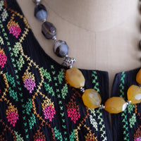 Collana pietre dure  (gialla)