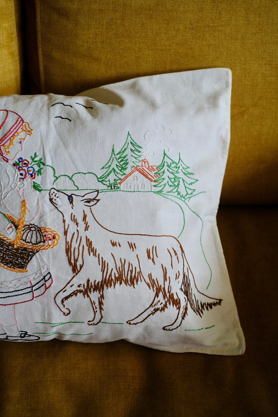 Copricuscino Ricamato