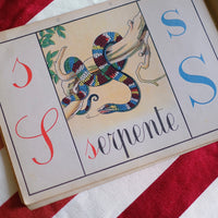 Illustrazione abbecedario