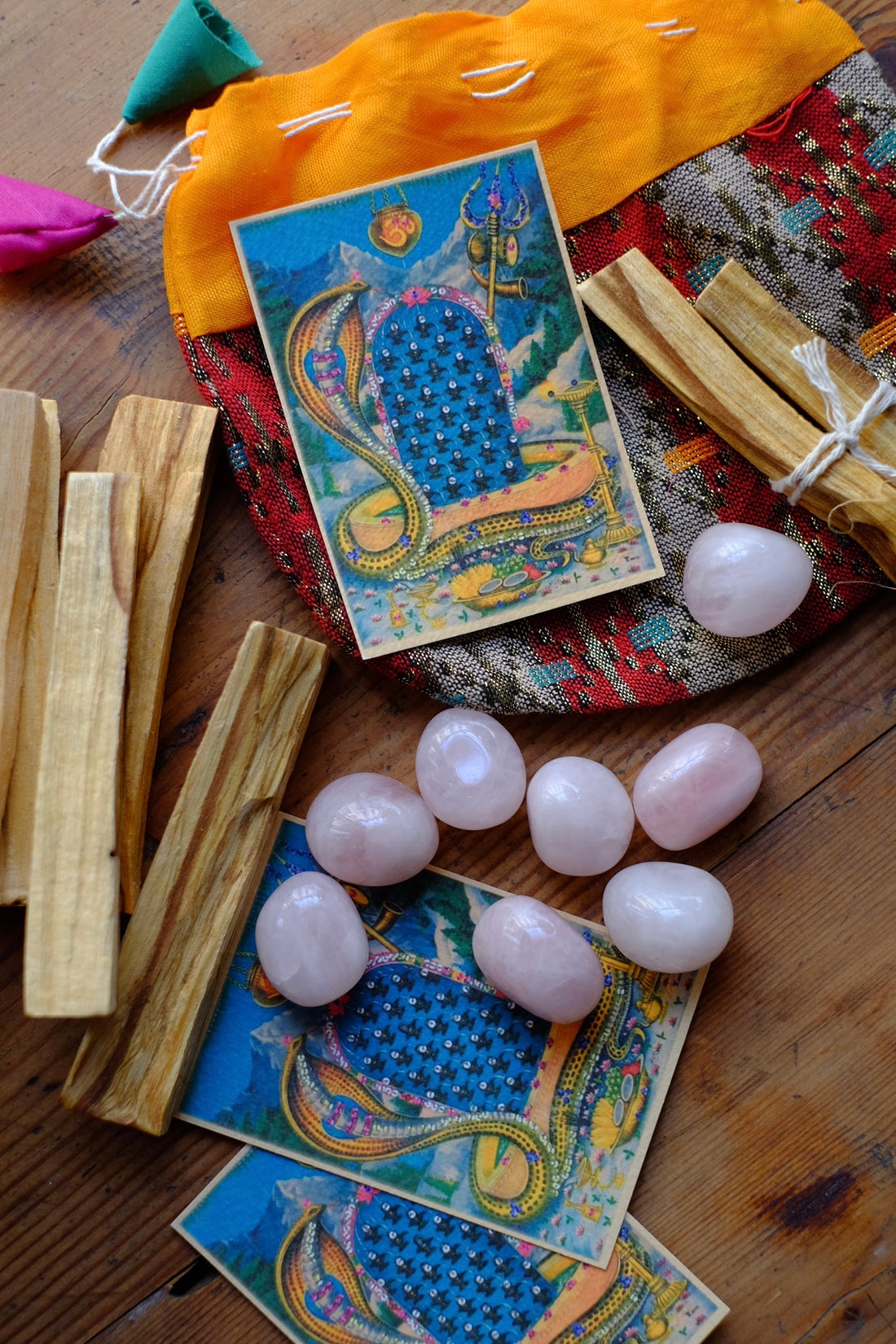 Quarzo Rosa e Palo Santo