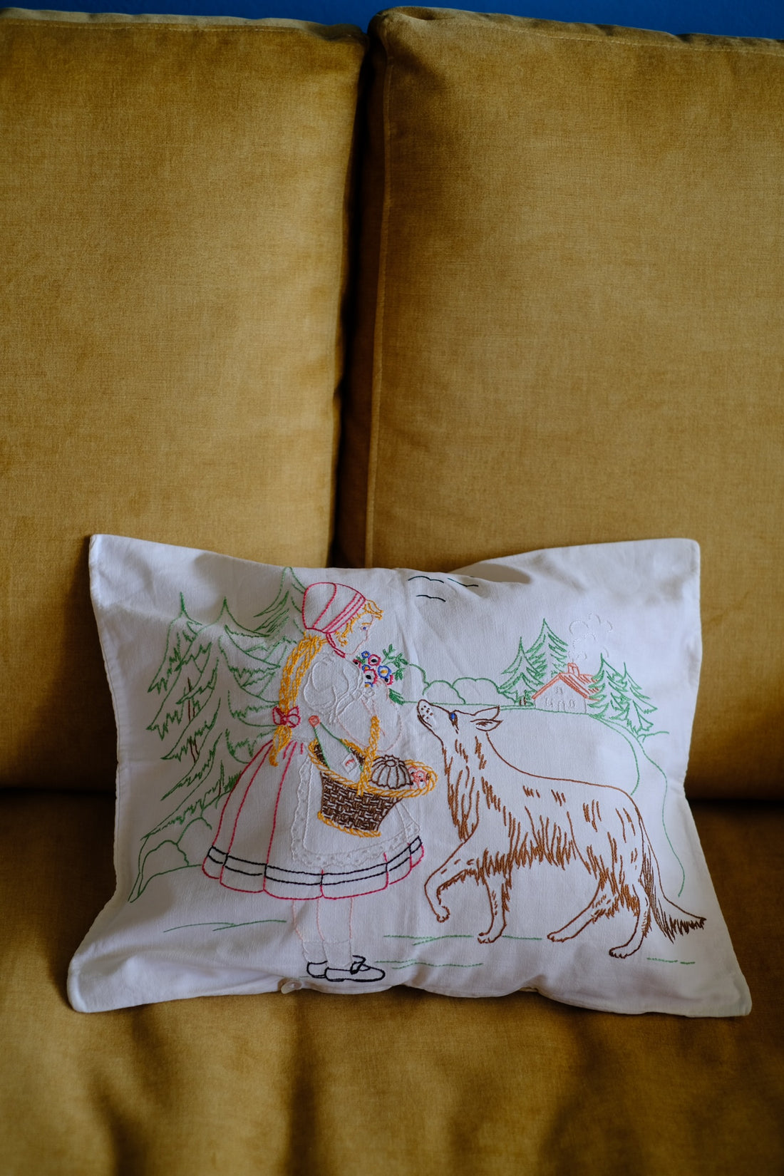 Copricuscino Ricamato