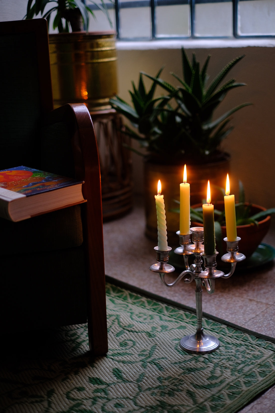 Portacandele metallo