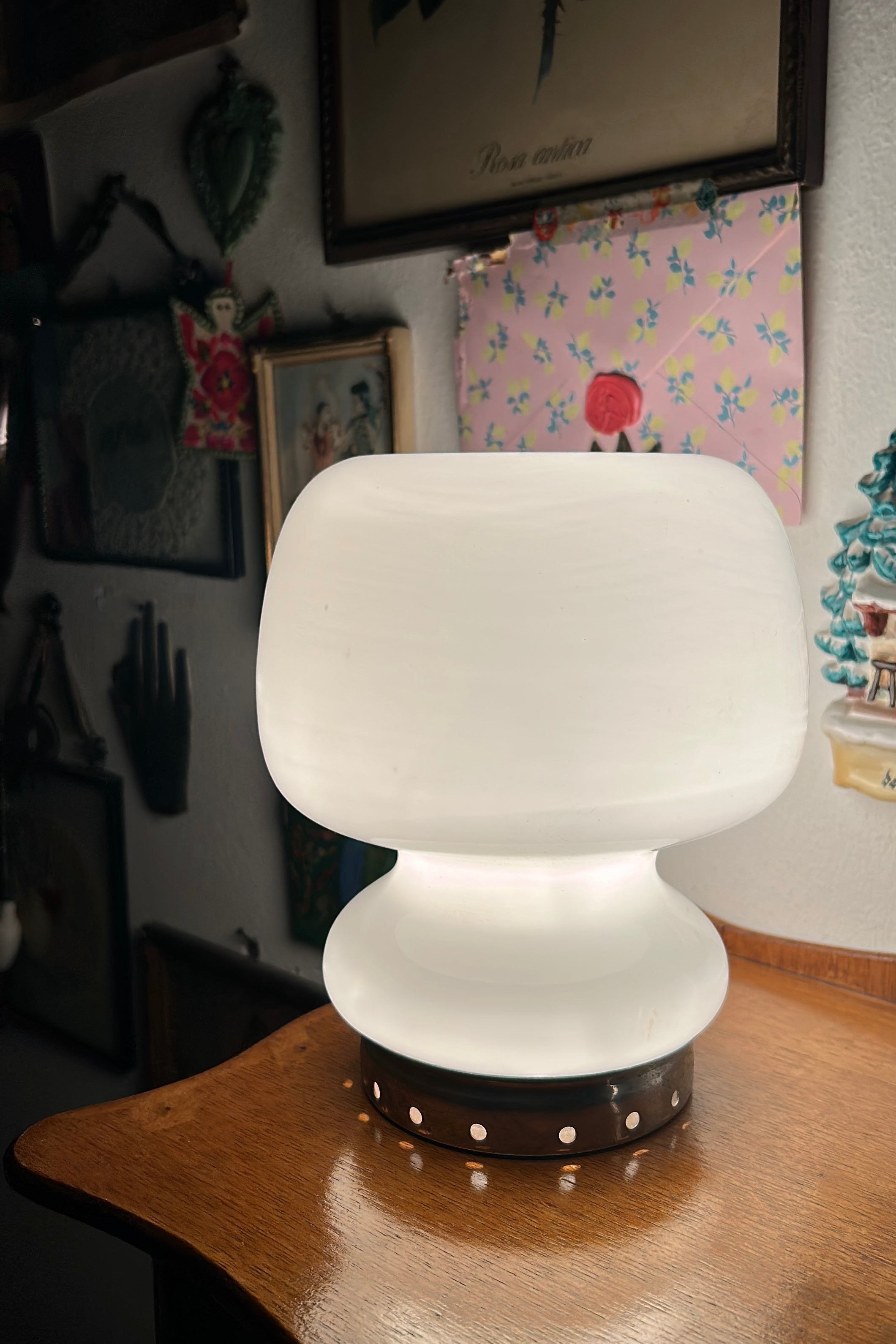 Lampada space-age – Flamingo Bergamo