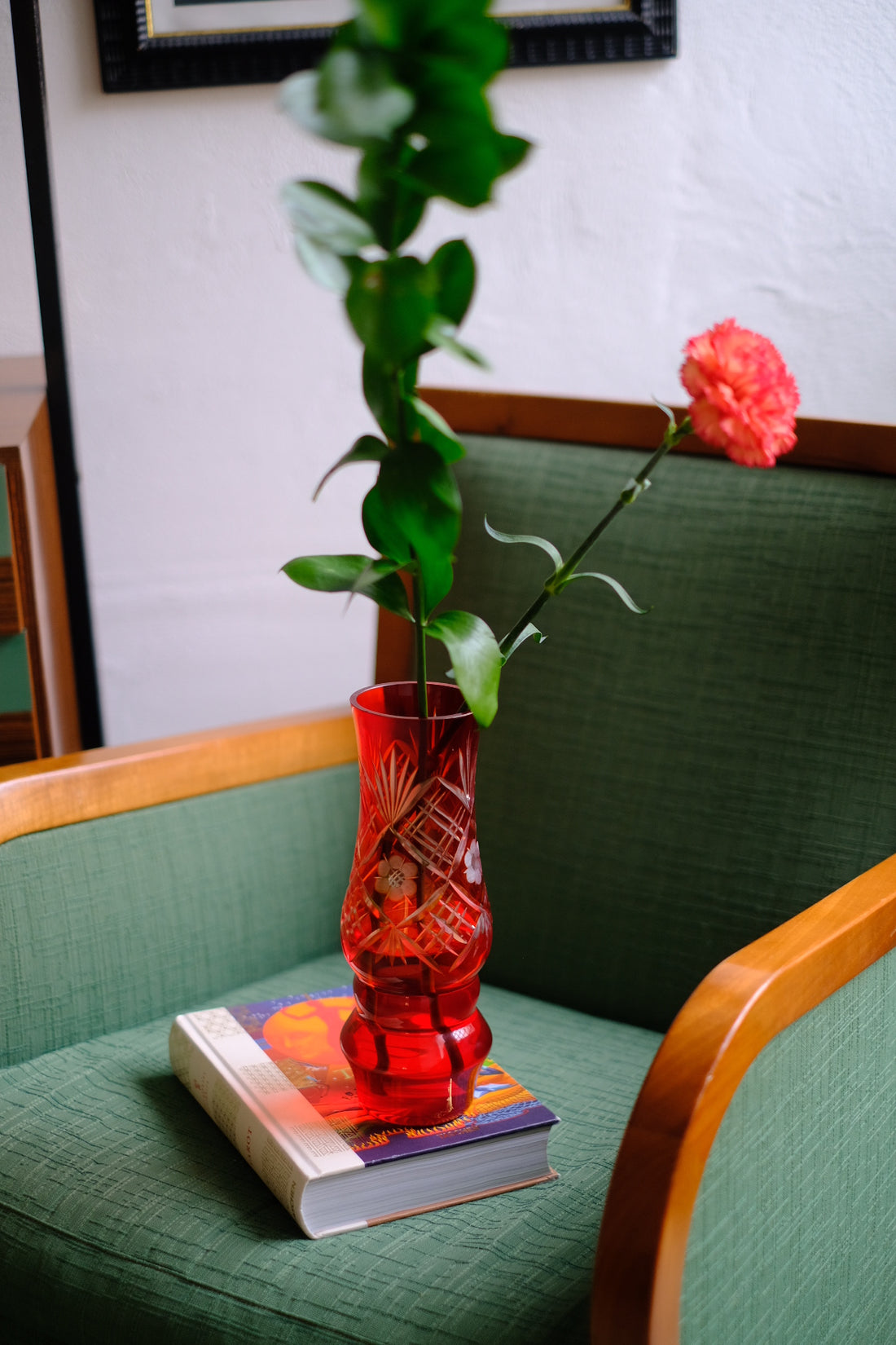 Vaso Vintage (Vetro Rosso)