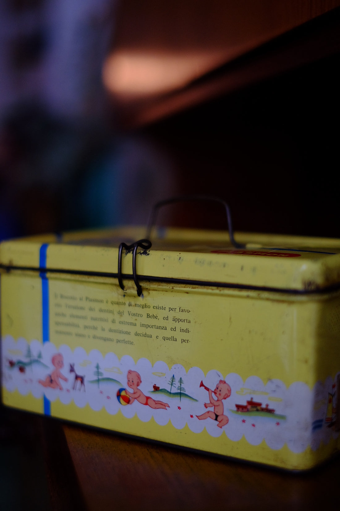 Scatola vintage Plasmon