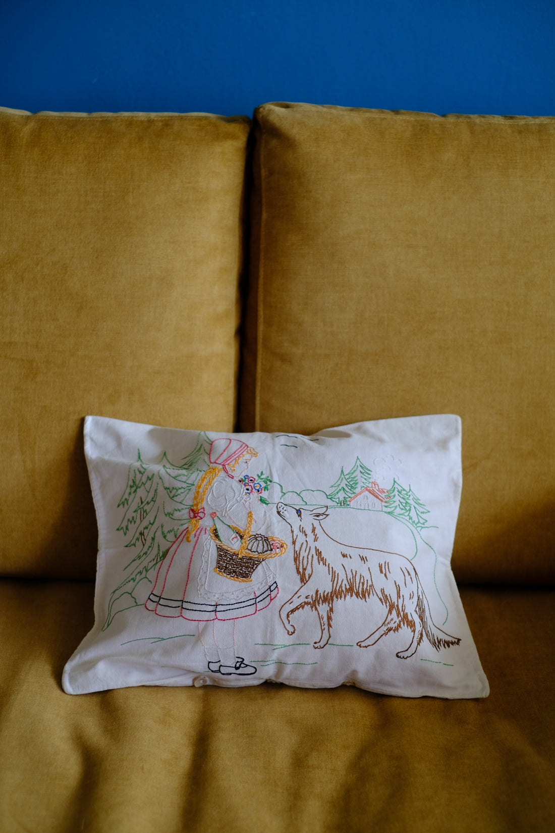 Copricuscino Ricamato