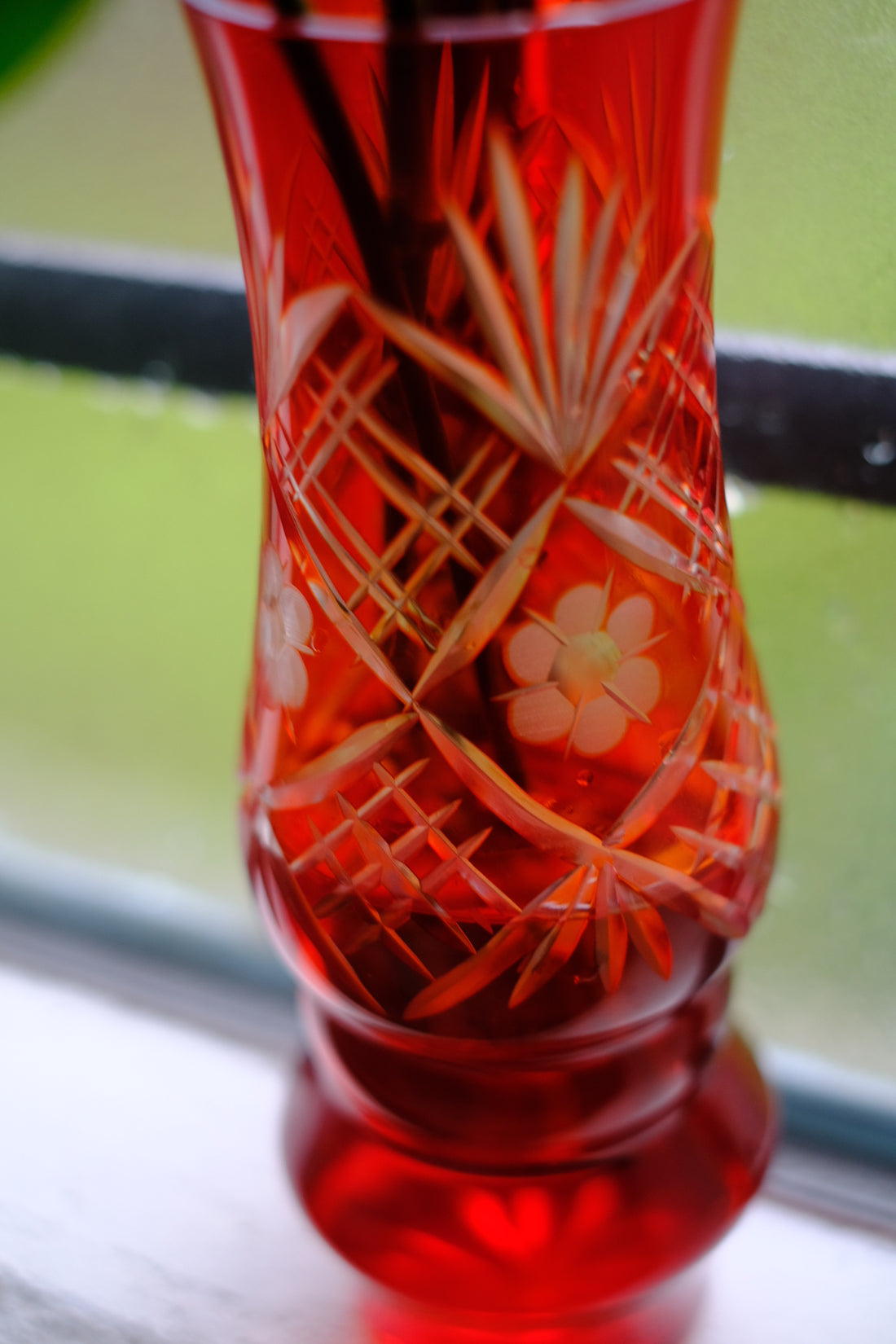 Vaso Vintage (Vetro Rosso)