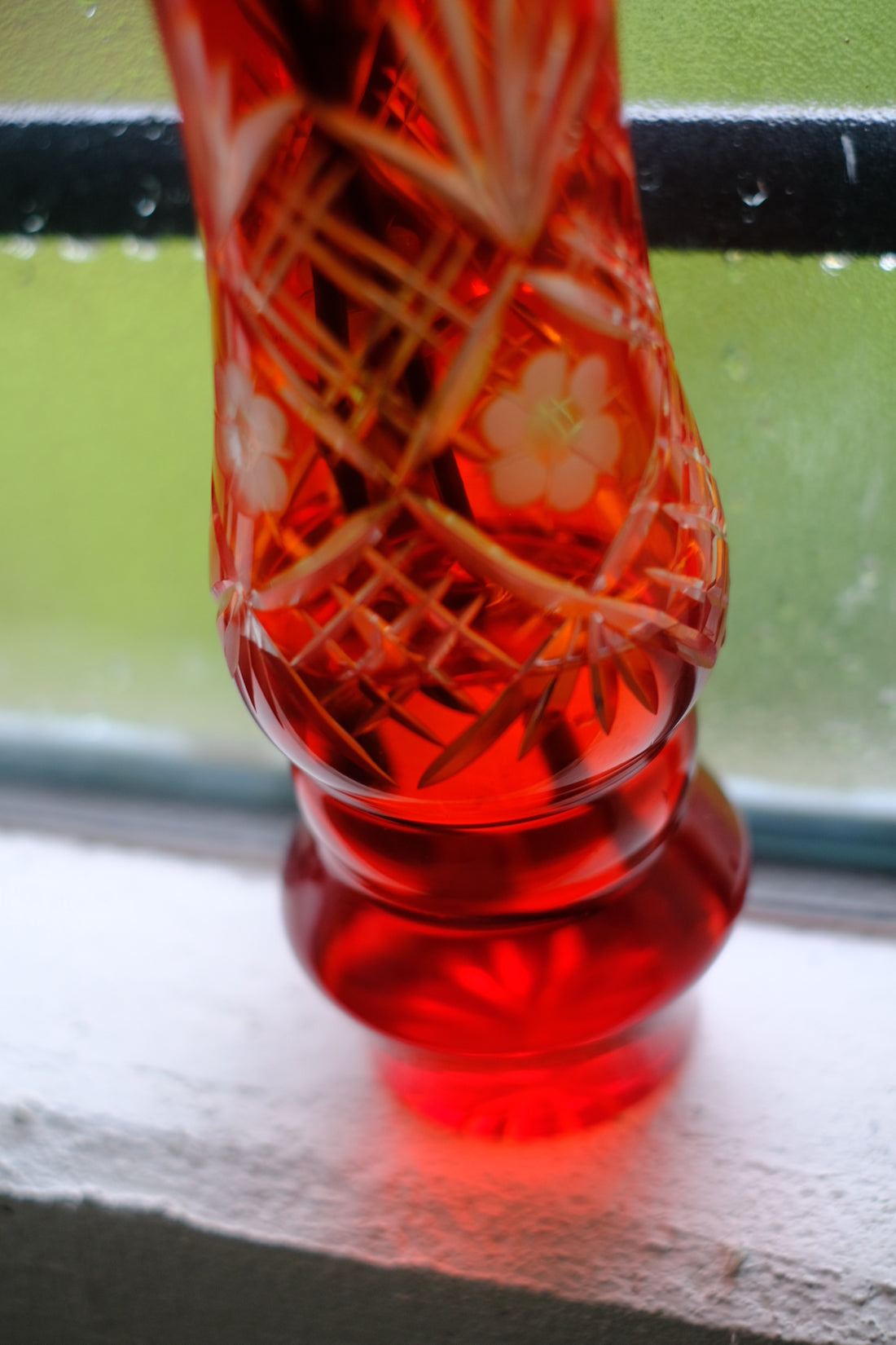 Vaso Vintage (Vetro Rosso)