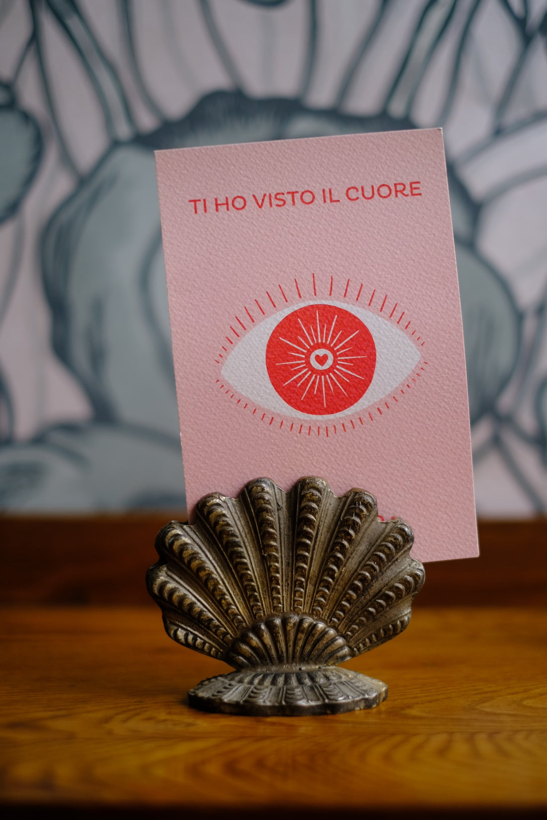 Porta biglietti conchiglia