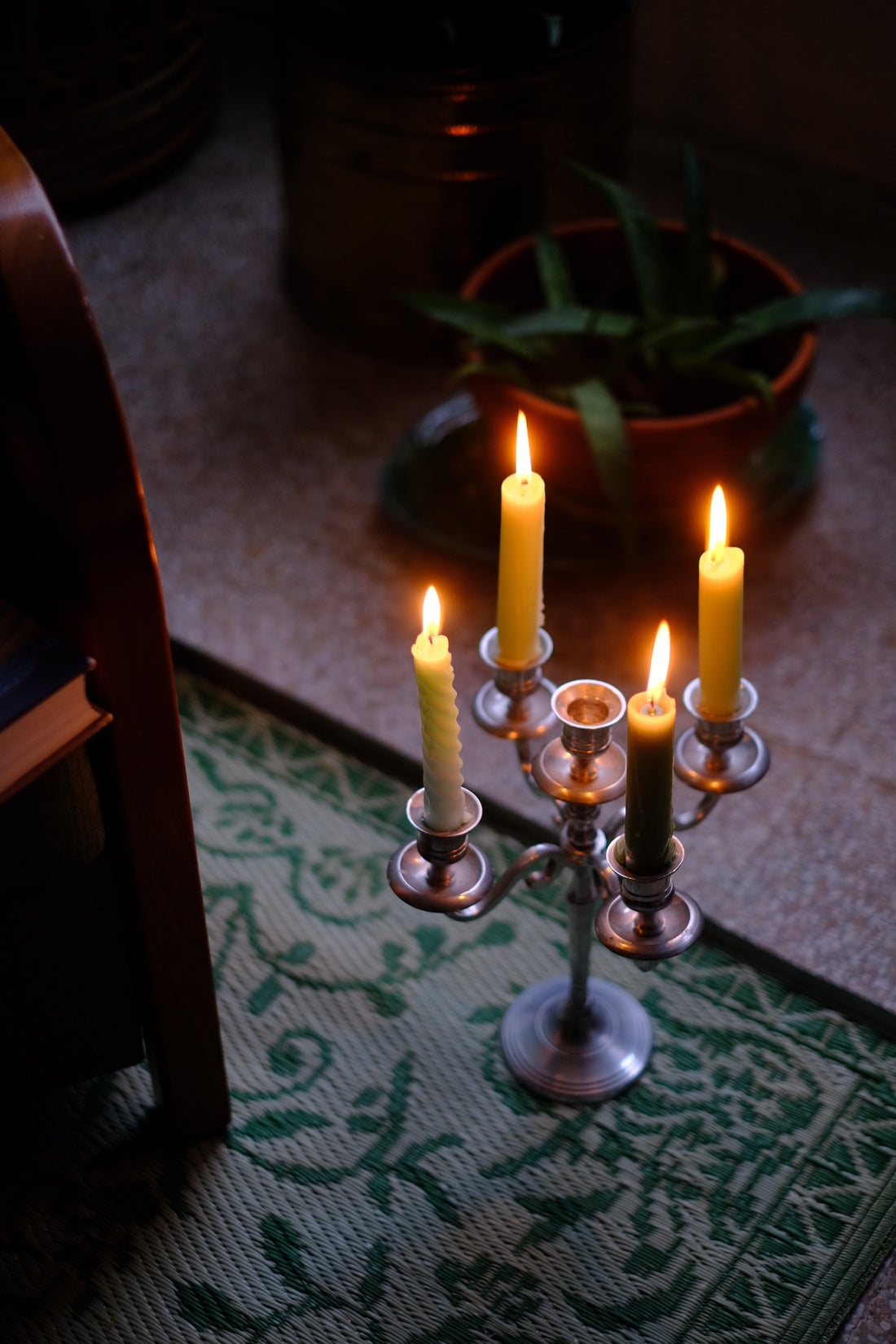 Portacandele metallo