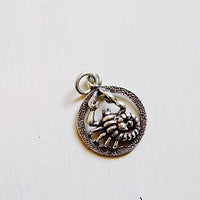Collana con medaglietta vintage segno zodiacale
