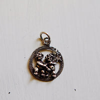 Collana con medaglietta vintage segno zodiacale