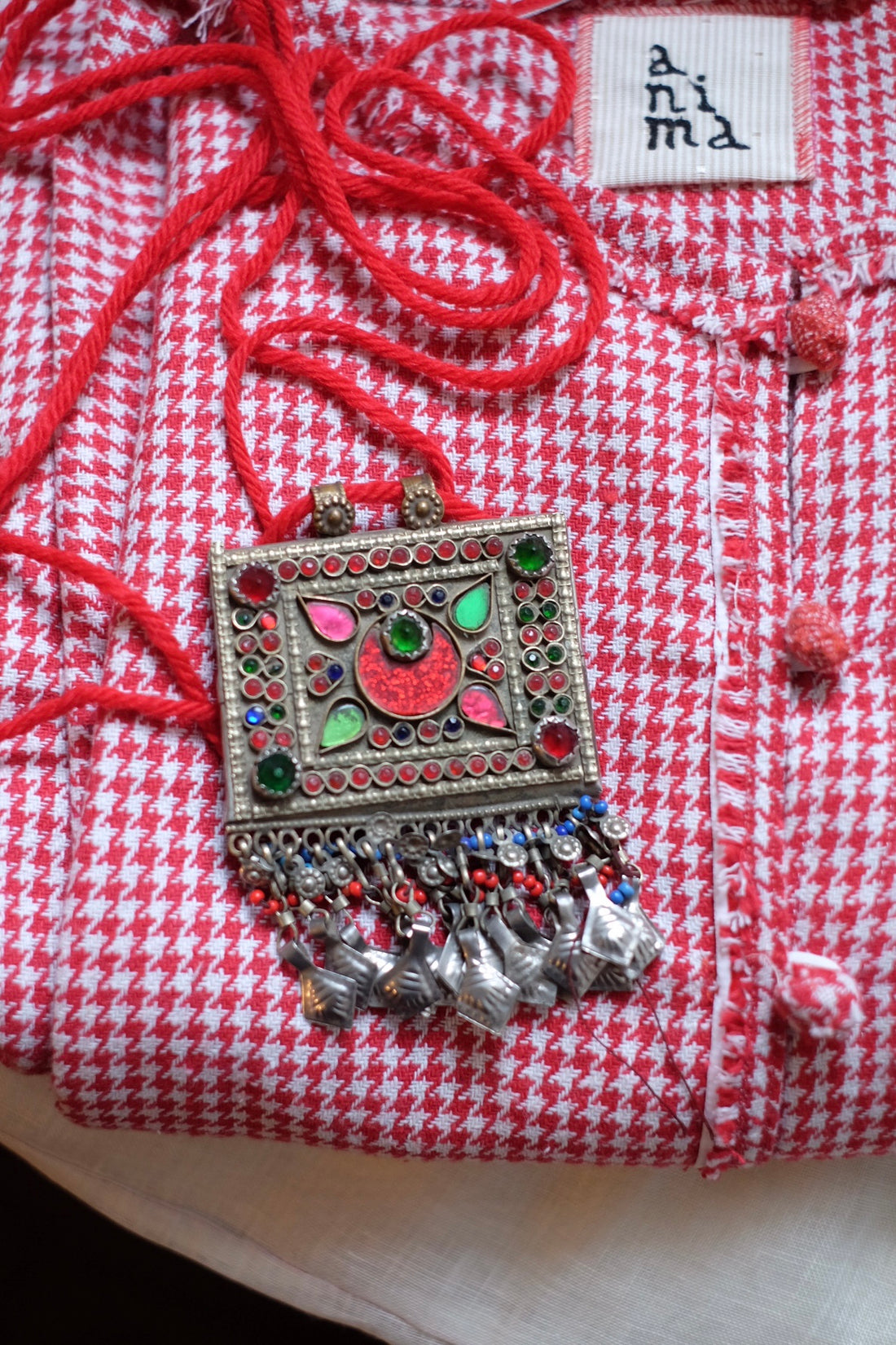 Collana ciondolo Afghano