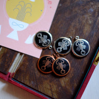 Medaglietta vintage segno zodiacale