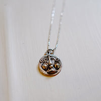 Collana con medaglietta vintage segno zodiacale