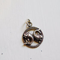 Collana con medaglietta vintage segno zodiacale