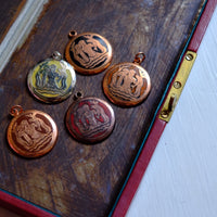 Medaglietta vintage segno zodiacale