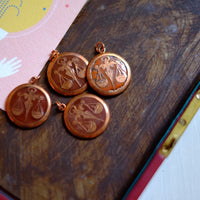 Medaglietta vintage segno zodiacale