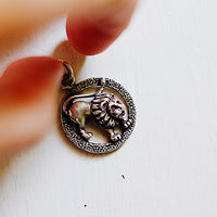 Collana con medaglietta vintage segno zodiacale