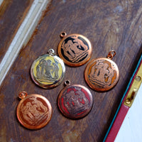 Medaglietta vintage segno zodiacale