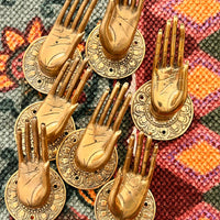 Maniglia mano ottone