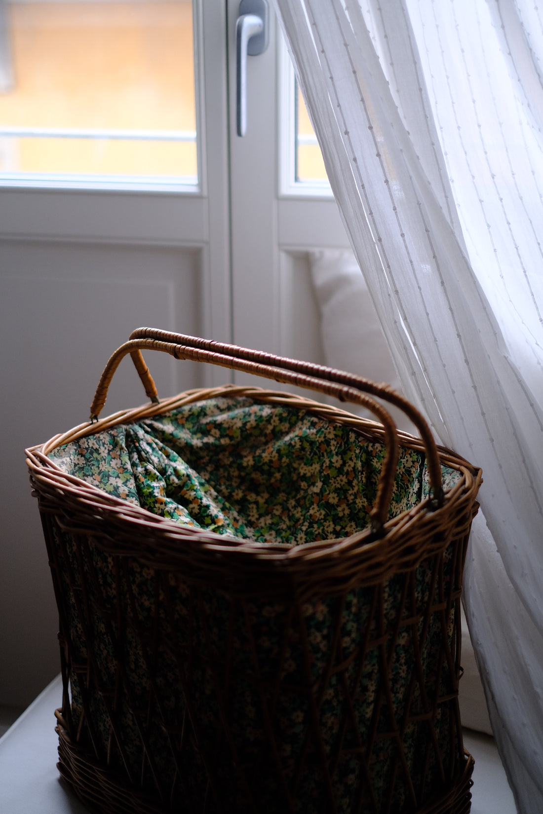 Cestino con stoffa