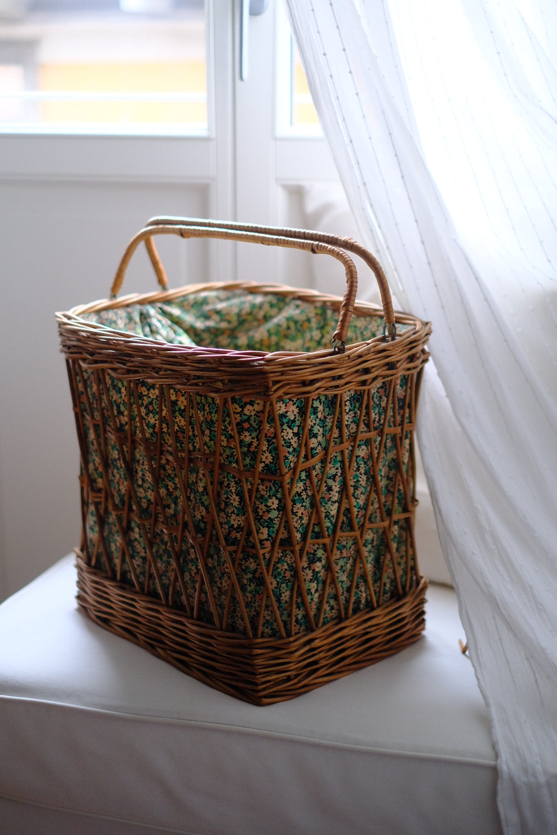 Cestino con stoffa