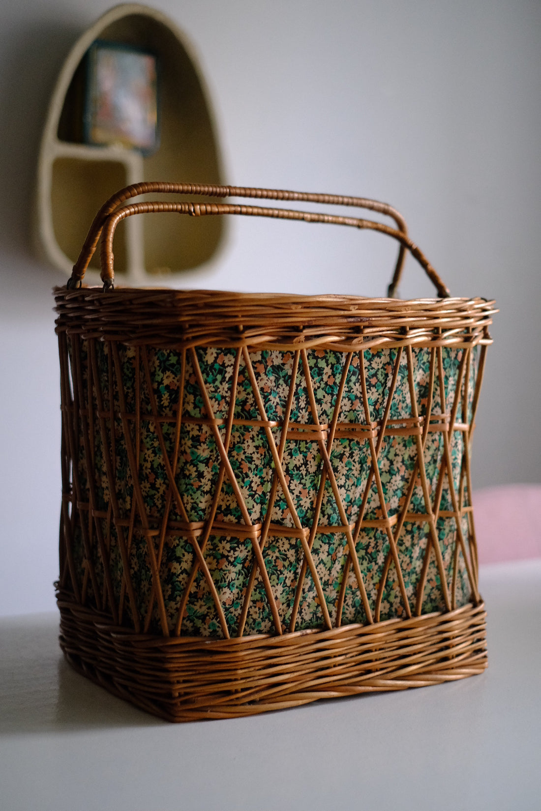 Cestino con stoffa