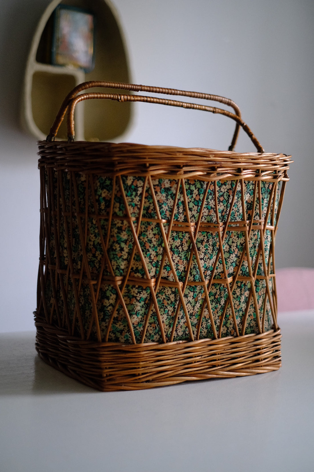 Cestino con stoffa