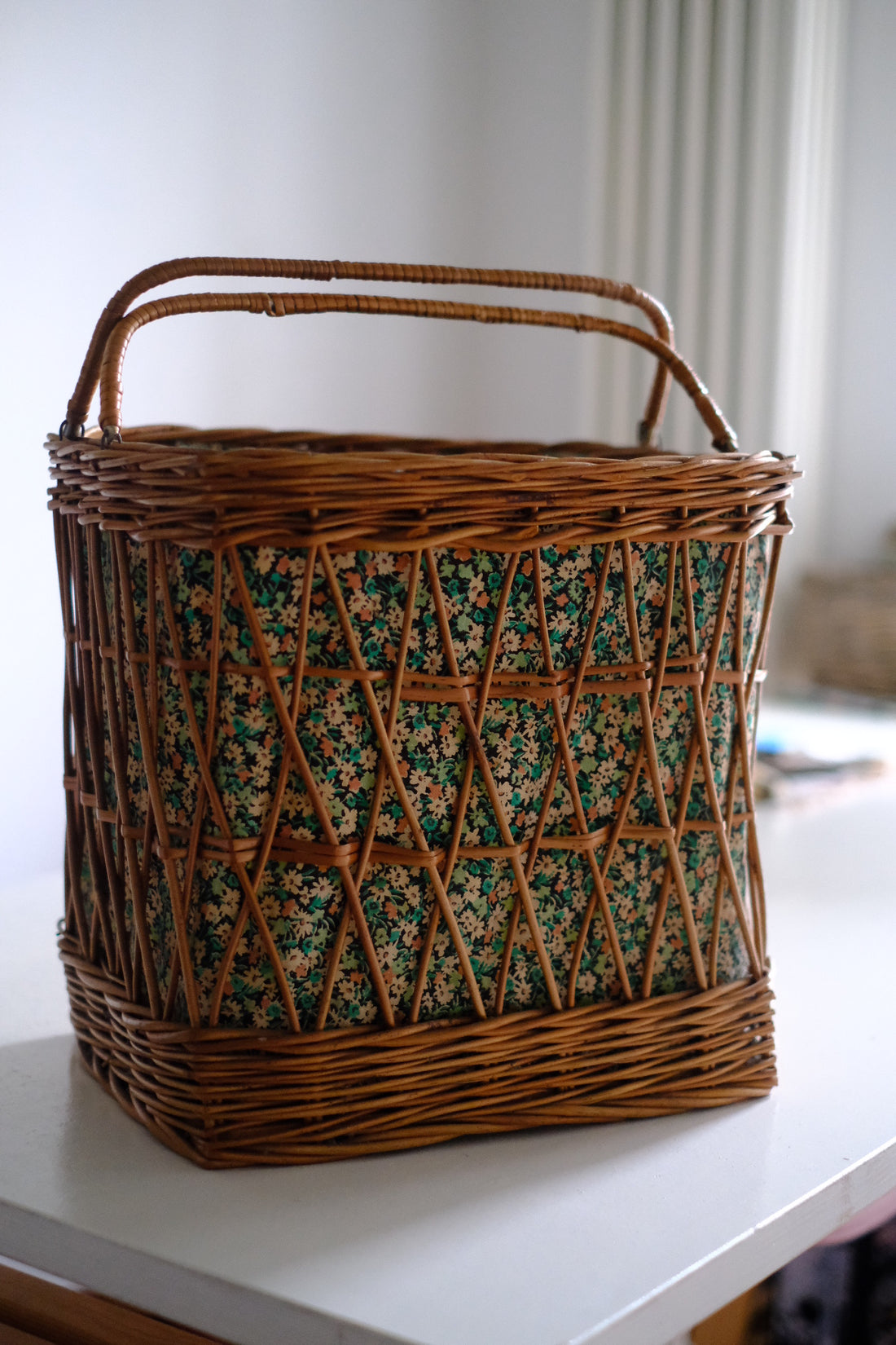 Cestino con stoffa