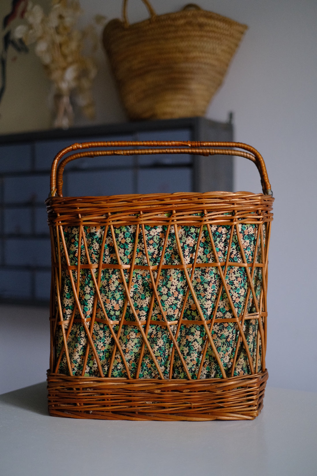 Cestino con stoffa