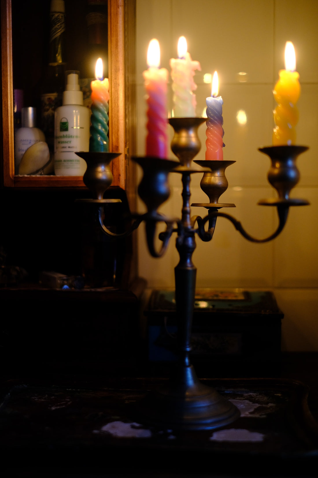 Candelabro ottone