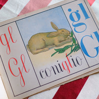 Illustrazione abbecedario